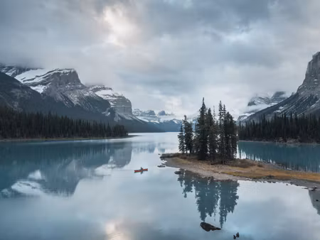 Canvastavla - Multipart Ghost Island in Jasper