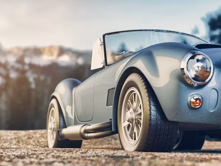 Canvastavla - Multipart Classic Retro Car