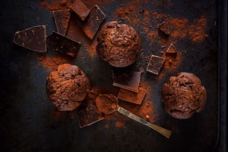 Canvastavla - Multipart Chocolate Muffins
