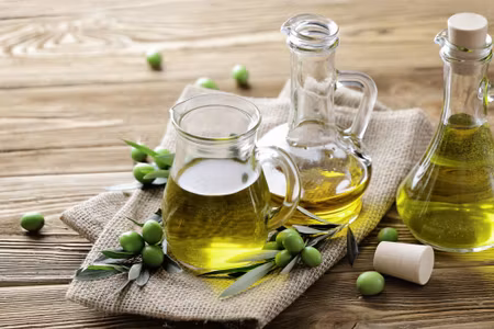 Canvastavla - Multipart Olive Oil with Green