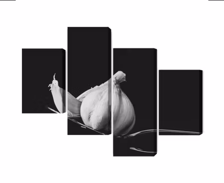 Canvastavla - Multipart a Tablespoon of Garlic