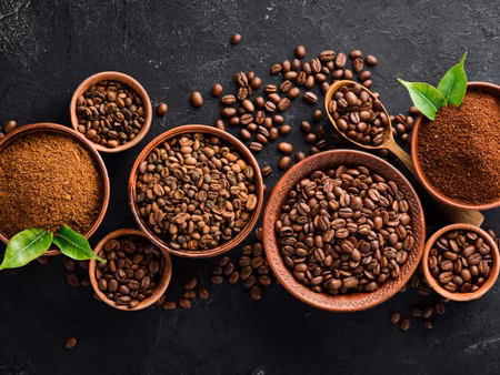 Canvastavla - Multipart Ground Coffee and Beans