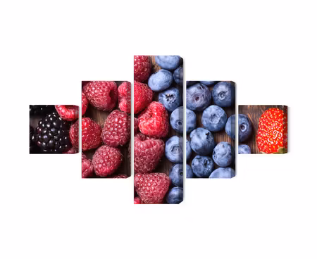 Canvastavla - Multipart Fresh Sweet Fruit