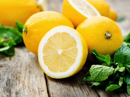 Canvastavla - Multipart Lemon with Mint