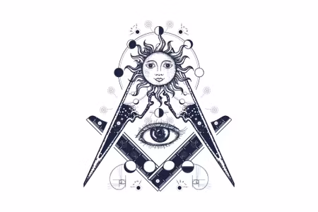 Canvastavla - All Seeing Eye