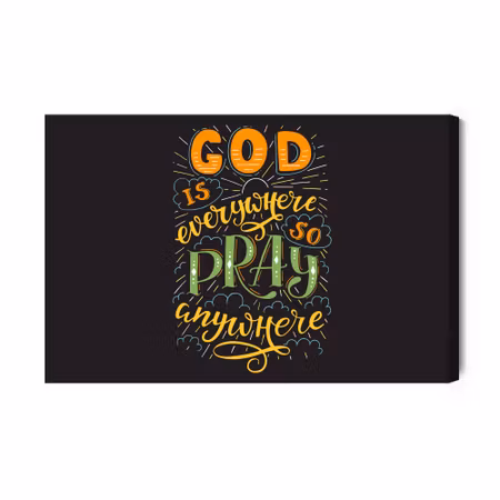 Canvastavla - God Is Everywhere
