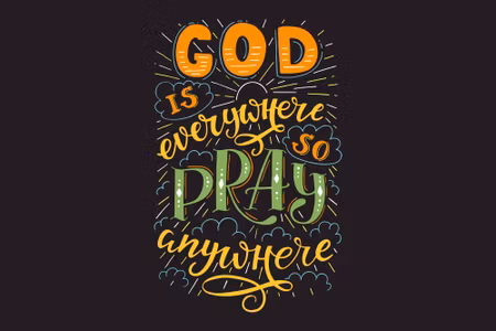 Canvastavla - God Is Everywhere