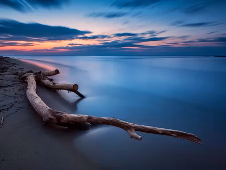 Canvastavla - Multipart the Sea Landscape At