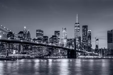Canvastavla - Multipart Panorama of New York At