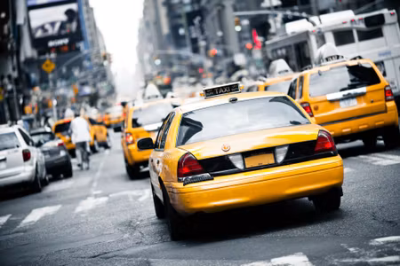 Canvastavla - Multipart Taxis on the Streets of