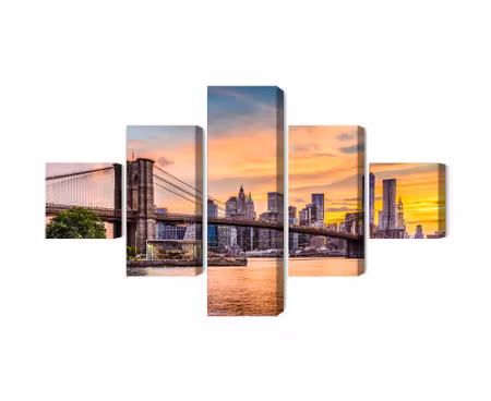 Canvastavla - Multipart New York City Panoramic