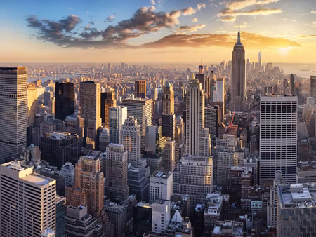 Canvastavla - Multipart D Panorama of New York