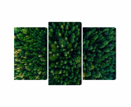 Canvastavla - Multipart Aerial View of the Green