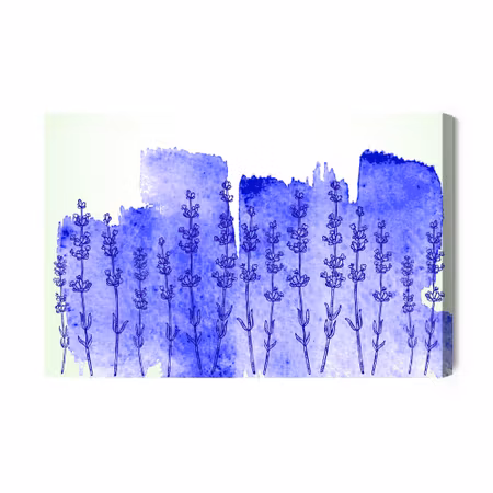 Canvastavla - Watercolor Lavender Background