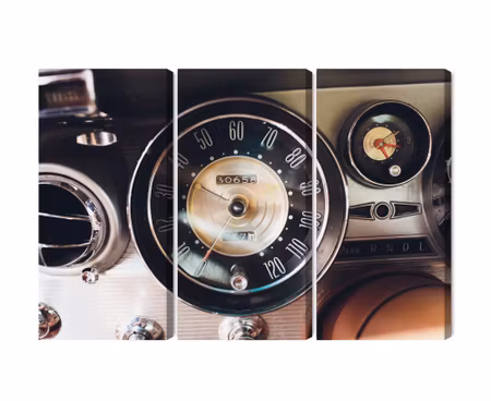 Canvastavla - Multipart the Dashboard in an Old