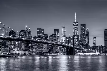 Canvastavla - Multipart Panorama of New York At