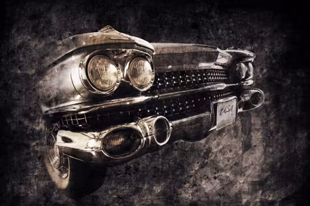Canvastavla - American Vintage Car