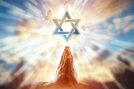Canvastavla - Star of David