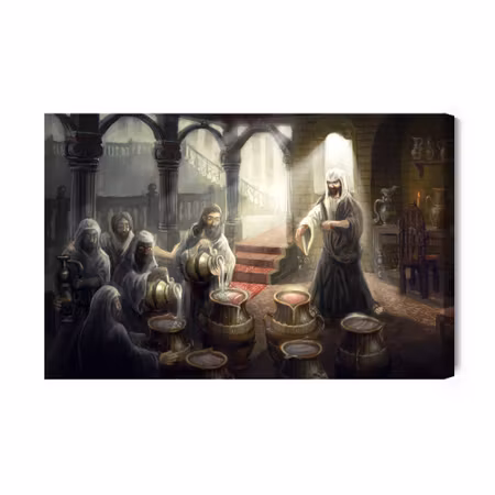 Canvastavla - Miracle At Cana in Galilee