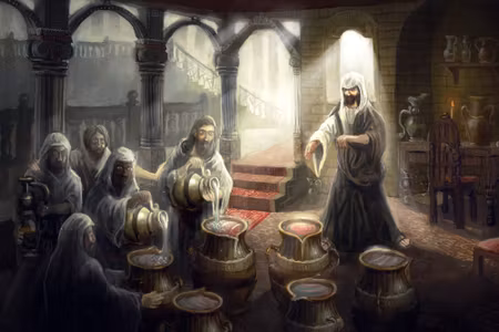 Canvastavla - Miracle At Cana in Galilee