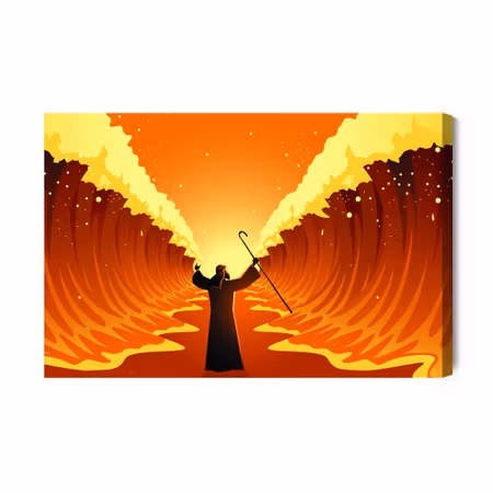 Canvastavla - The Miracle At the Red Sea