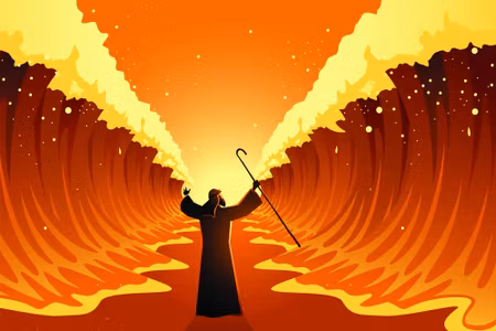 Canvastavla - The Miracle At the Red Sea