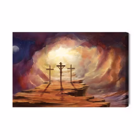 Canvastavla - Jesus on the Cross