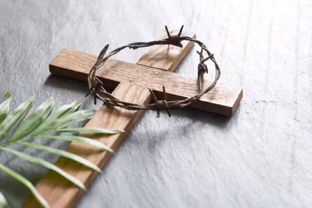 Canvastavla - Easter Wooden Cross