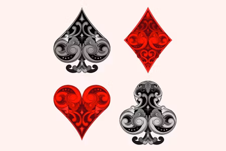 Canvastavla - Card Symbols