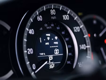 Canvastavla - Multipart Modern Car Speedometer