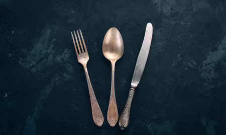 Canvastavla - Multipart Old Cutlery