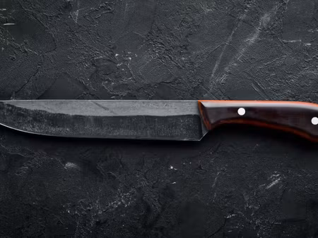 Canvastavla - Multipart Old Kitchen Knife