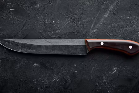 Canvastavla - Multipart Old Kitchen Knife