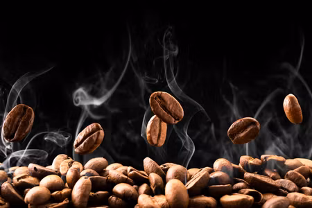 Canvastavla - Multipart Hot Coffee Beans