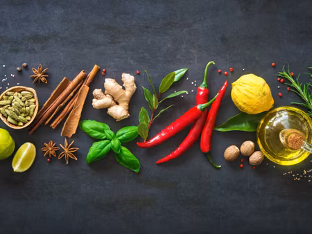 Canvastavla - Multipart Fresh Aromatic Spices