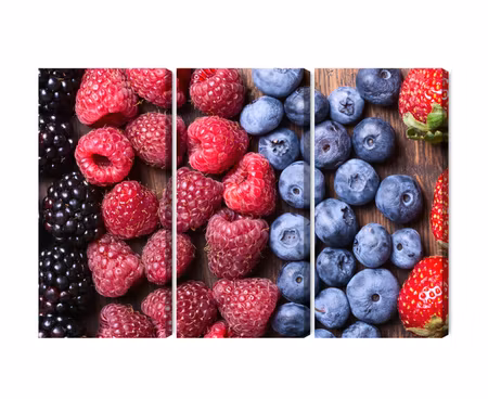 Canvastavla - Multipart Fresh Sweet Fruit