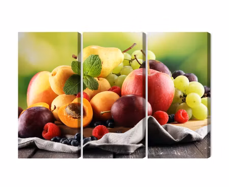 Canvastavla - Multipart Fresh Summer Fruit