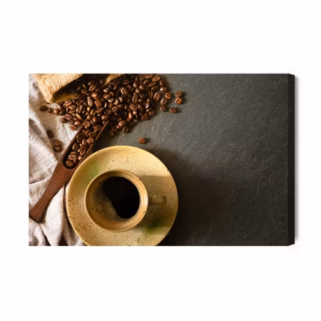 Canvastavla - Coffee with Milk Foam