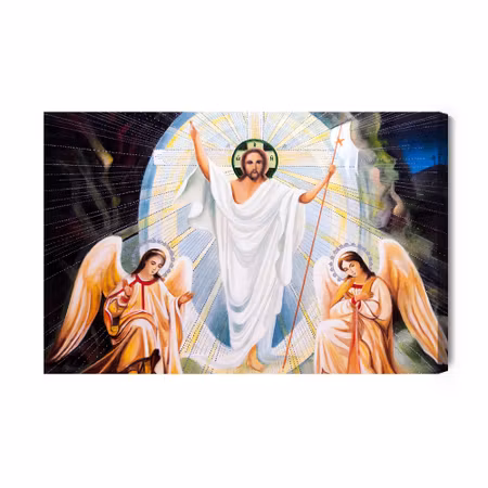 Canvastavla - Jesus Icon with Angels
