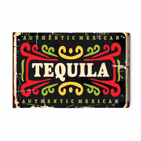 Canvastavla - Colorful Vintage Lettering
