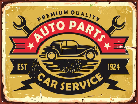 Canvastavla - Vintage Car Service