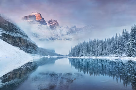 Canvastavla - Multipart Canadian Moraine Lake on