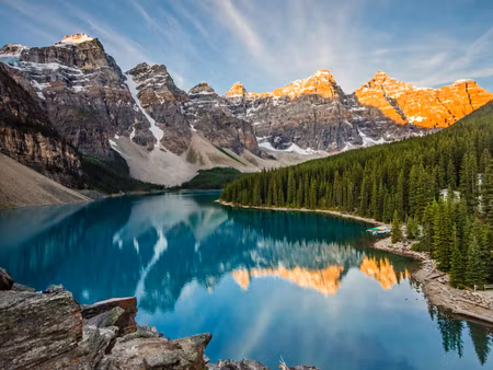 Canvastavla - Multipart Canadian Moraine Lake D