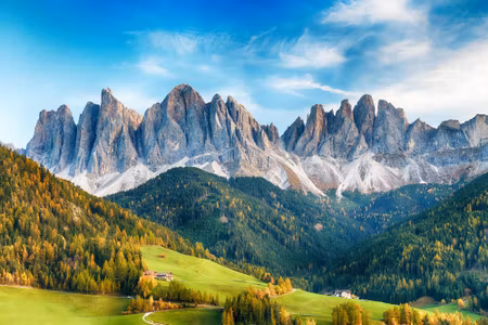 Canvastavla - Multipart Dolomites Mountain Range