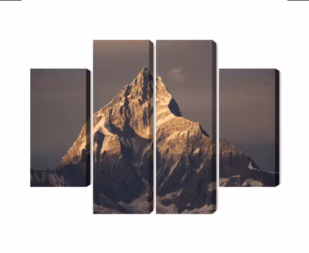 Canvastavla - Multipart Himalayan Peak in Nepal