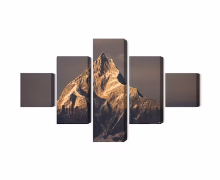 Canvastavla - Multipart Himalayan Peak in Nepal