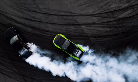 Canvastavla - Multipart Drifting D Cars
