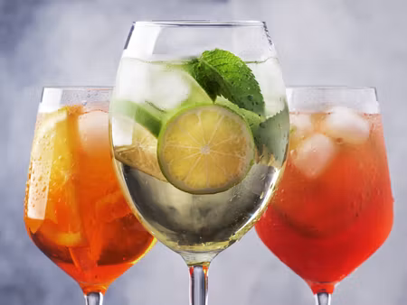 Canvastavla - Multipart Set of Summer Cocktails