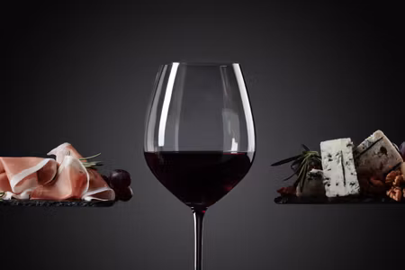 Canvastavla - Multipart a Glass of Red Wine