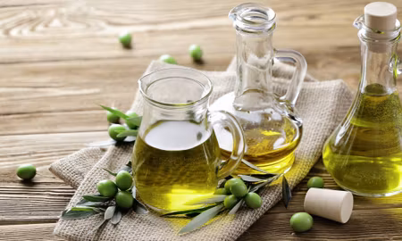 Canvastavla - Multipart Olive Oil with Green